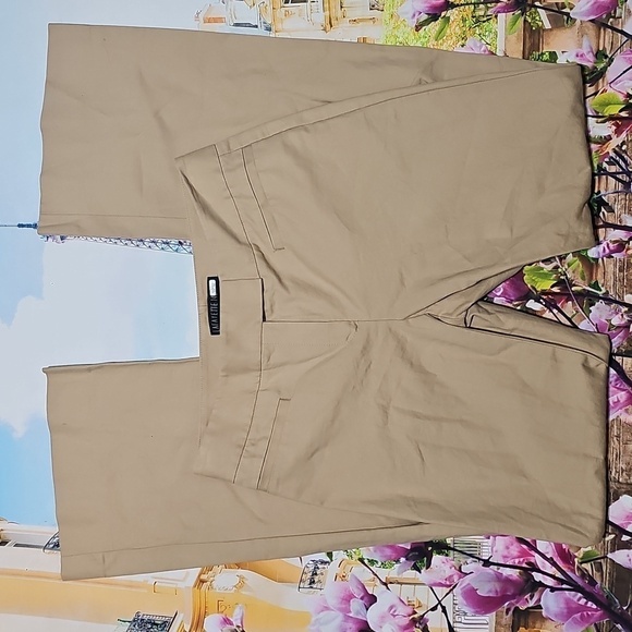 Lafayette 148 New York Beige Bootcut Trousers Pants Size 0 - Picture 2 of 7